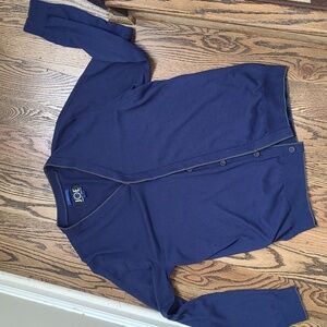 Men's Joe Joseph Abboud blue cardigan Size L